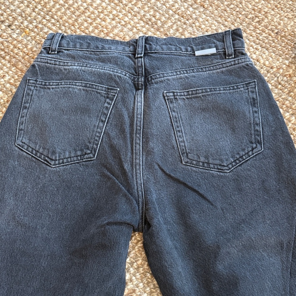 Boyish Charcoal Frayed Edge Jeans - Picture 4 of 4